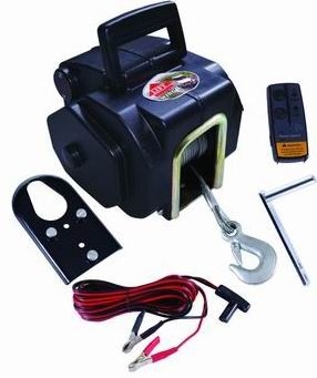 3500 LB Marine Portable Electric winch Wireless Remote With 12V DC Power