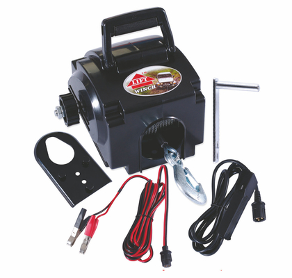 Attached hook 12V DC Electric Boat Winch / Winches (2000 LB)