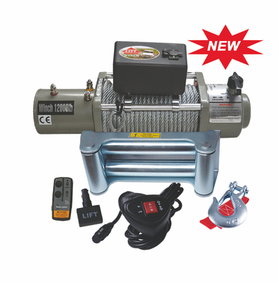 12000 LB 12V / 24V DC Off Road , 4x4 Recovery Winch / Winches